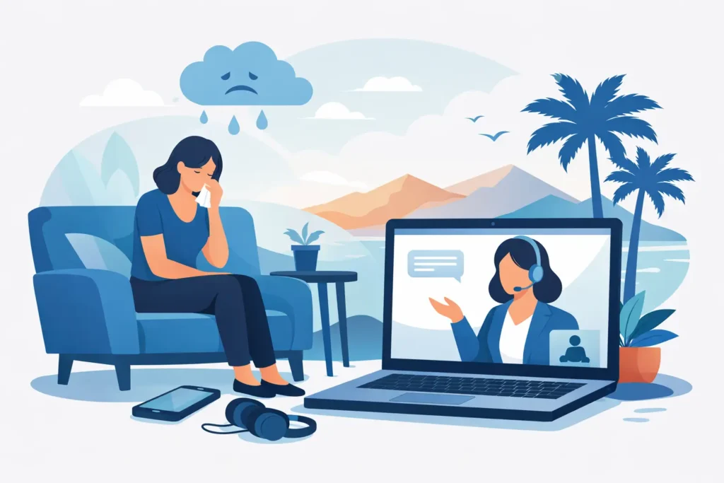 Is Online Depression Therapy in California Right?