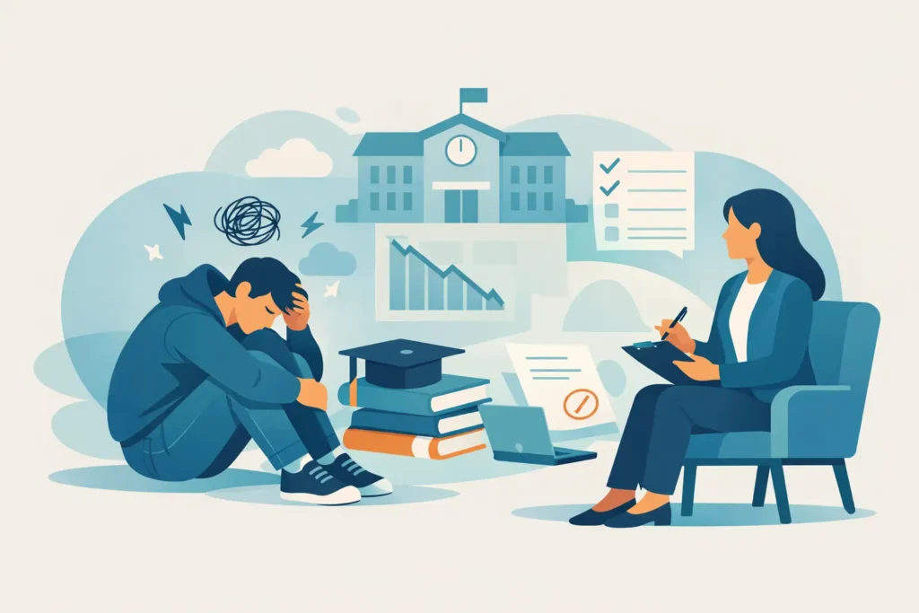 When Teens Need Therapy for Academic Stress